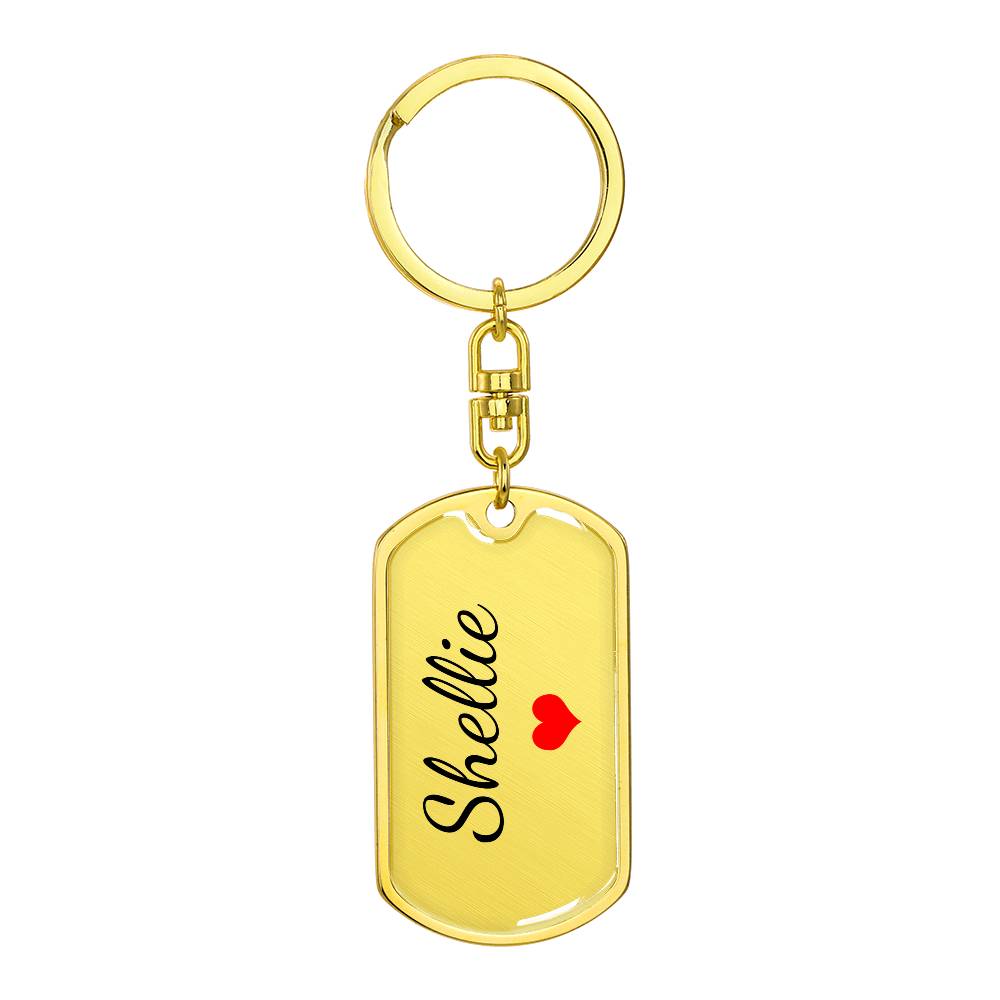 Shellie Keychain – Name Keychain for Women