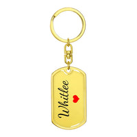 Load image into Gallery viewer, Vinetta Keychain – Name Keychain for Women
