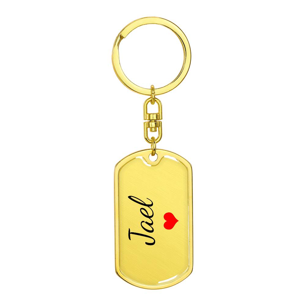 Jael Keychain – Custom Name Keychain for Women