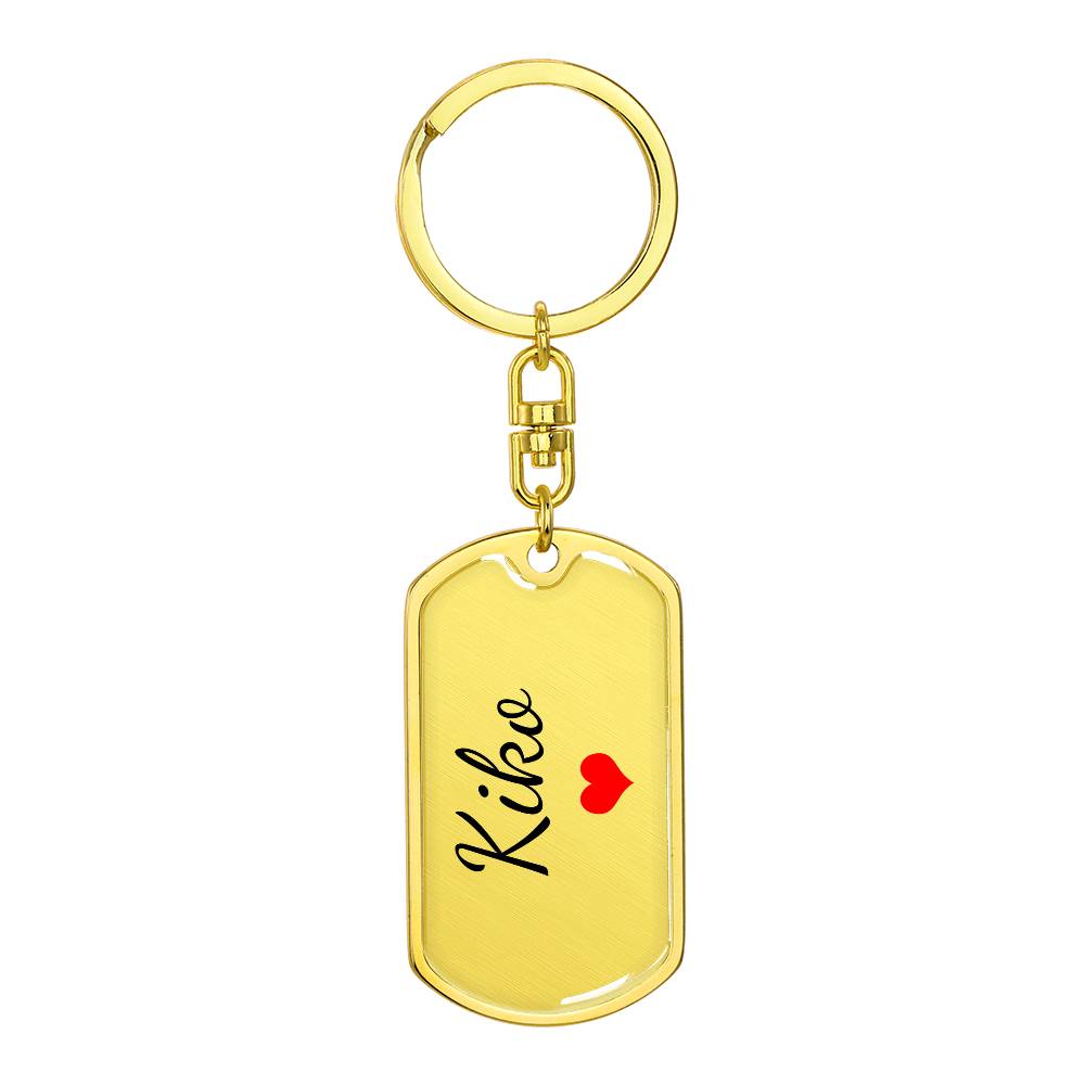 Kiko Keychain – Custom Name Keychain for Women