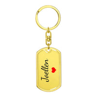 Load image into Gallery viewer, Joellen Keychain – Name Keychain for Women
