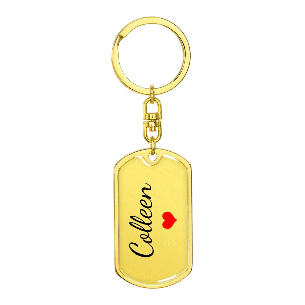 Colleen Keychain – Name Keychain for Women