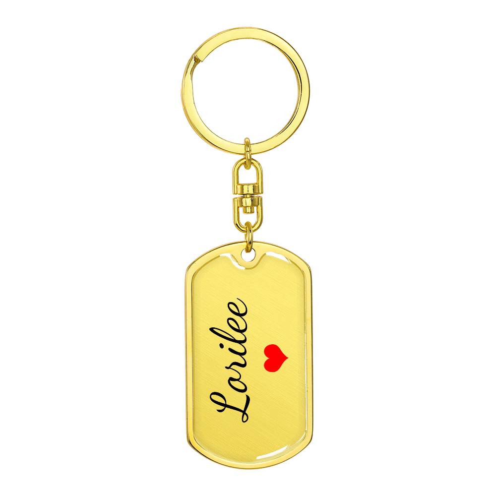 Lorilee Keychain – Name Keychain for Women