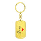 Sara Keychain – Custom Name Keychain for Women