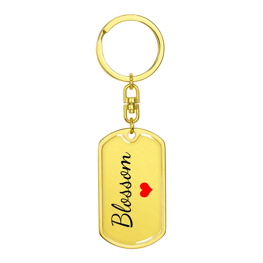 Blossom Keychain – Name Keychain for Women