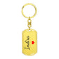 Indira Keychain – Custom Name Keychain for Women
