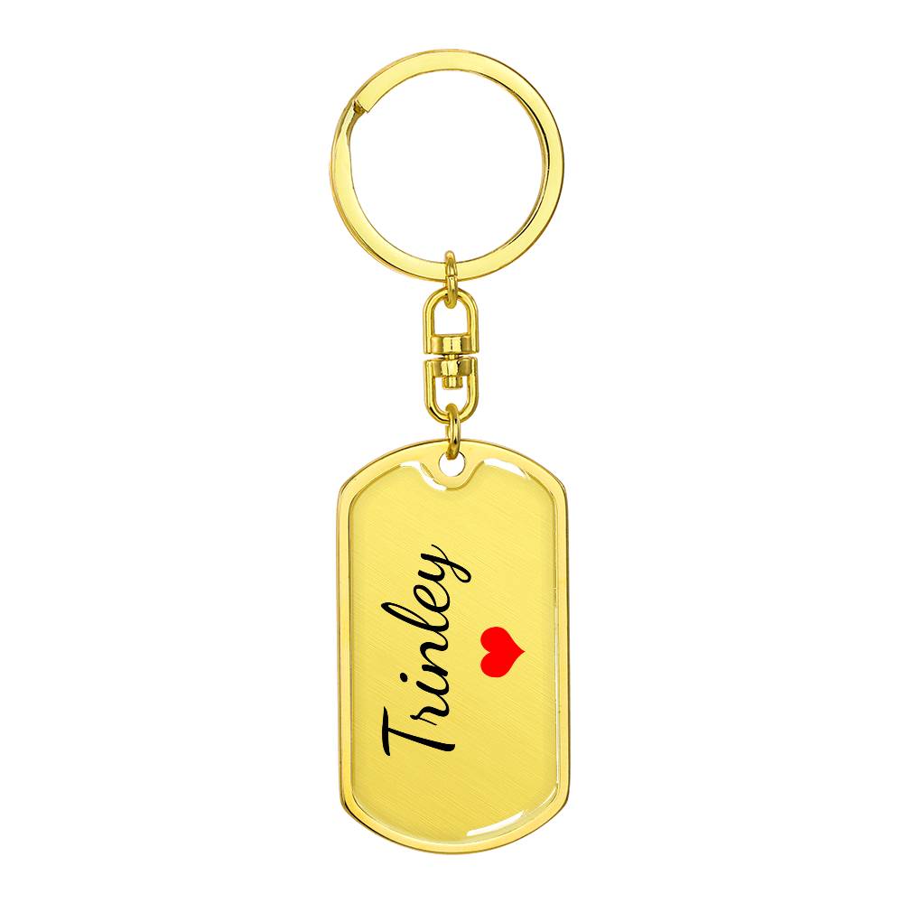 Trinley Keychain – Name Keychain for Women