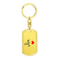 Jin Keychain – Custom Name Keychain for Women