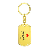 Load image into Gallery viewer, Jerri Keychain – Custom Name Keychain for Women
