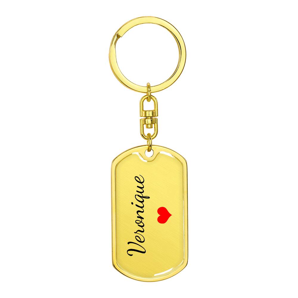 Veronique Keychain – Name Keychain Gift