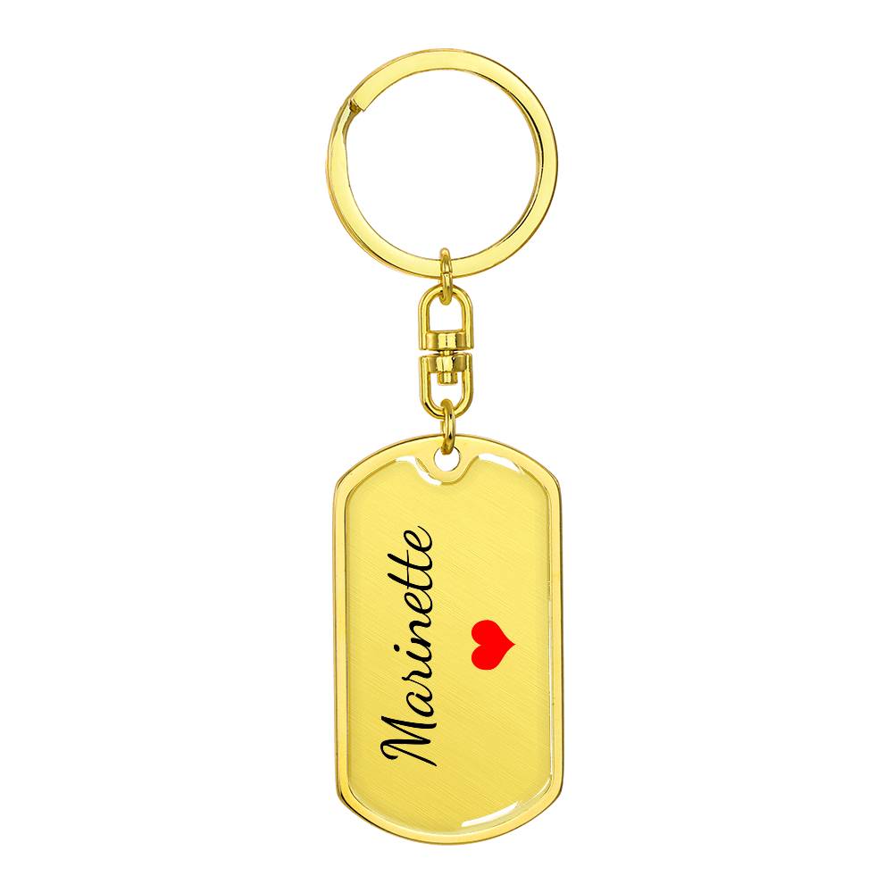 Marinette Keychain – Name Keychain Gift
