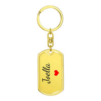 Load image into Gallery viewer, Joella Keychain – Custom Name Keychain for Women
