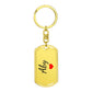 Aby Keychain – Custom Name Keychain for Women
