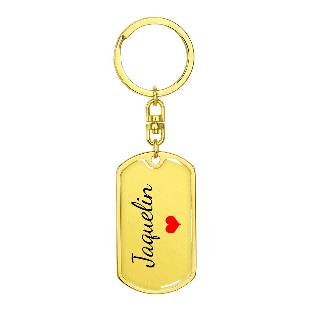 Jaquelin Keychain – Name Keychain Gift