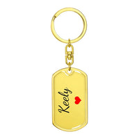 Load image into Gallery viewer, Keely Keychain – Custom Name Keychain for Women
