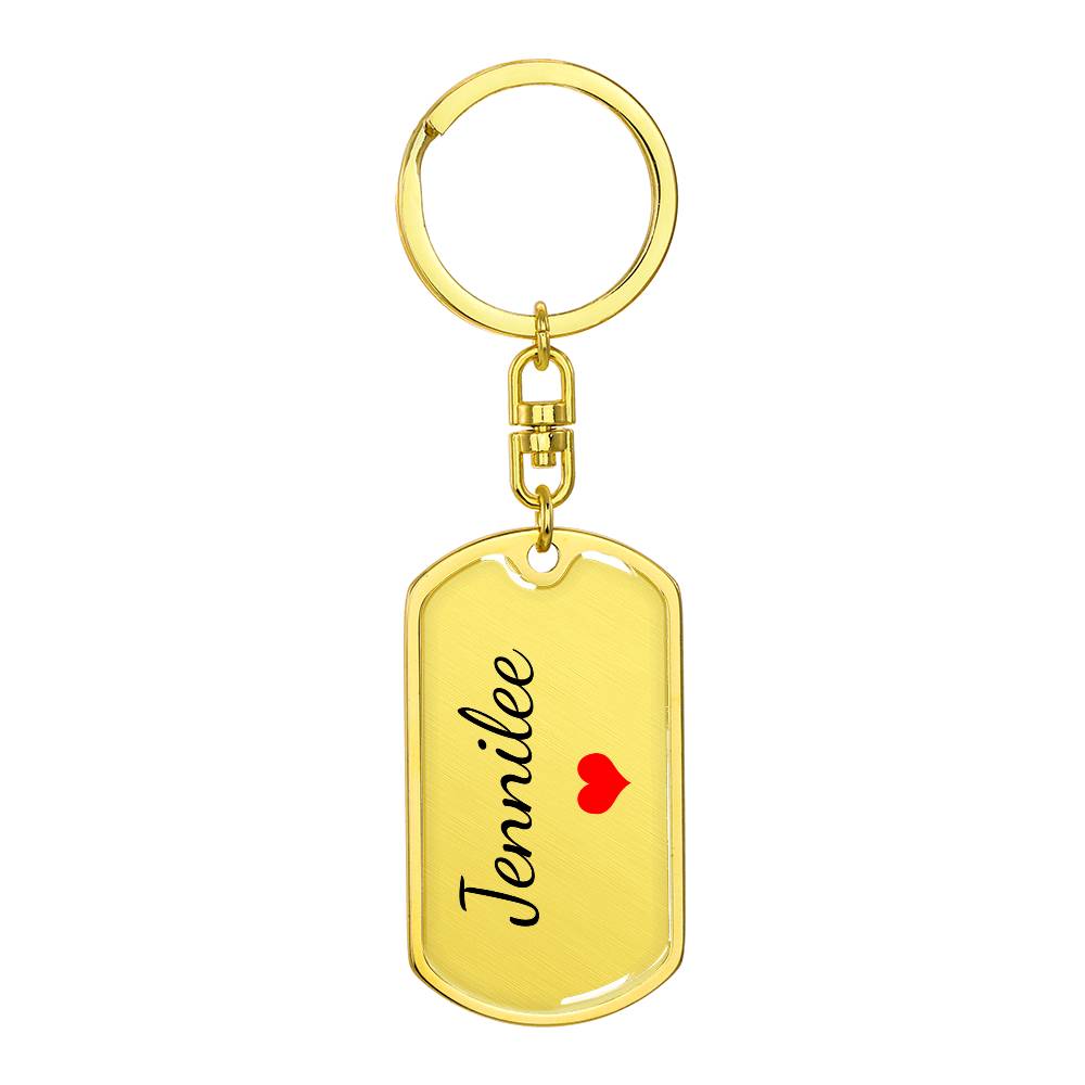 Jennilee Keychain – Name Keychain Gift