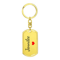 Load image into Gallery viewer, Jennilee Keychain – Name Keychain Gift
