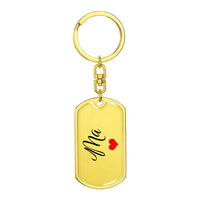Load image into Gallery viewer, Personalized Ma Keychain, Custom Ma Gift from Daughter or Son
