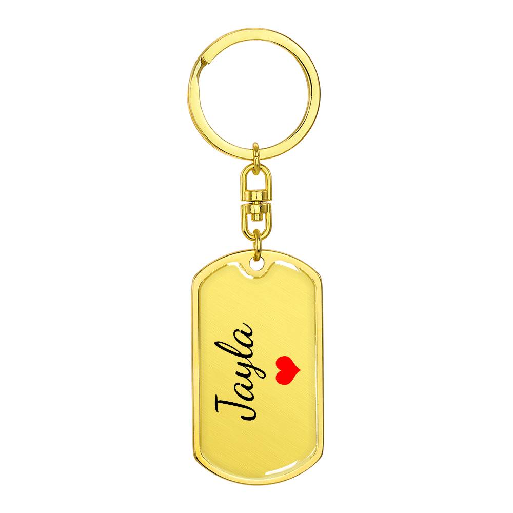 Jayla Keychain – Custom Name Keychain for Women