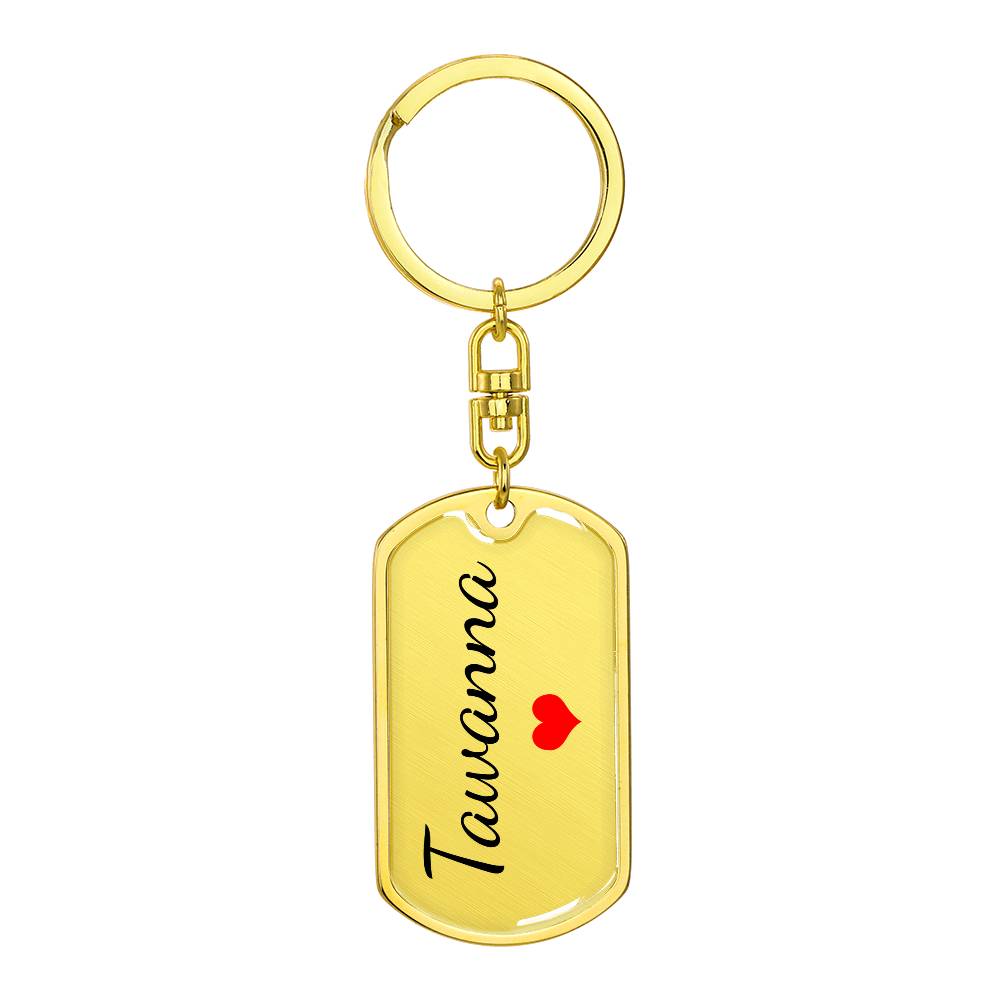 Tawanna Keychain – Name Keychain for Women