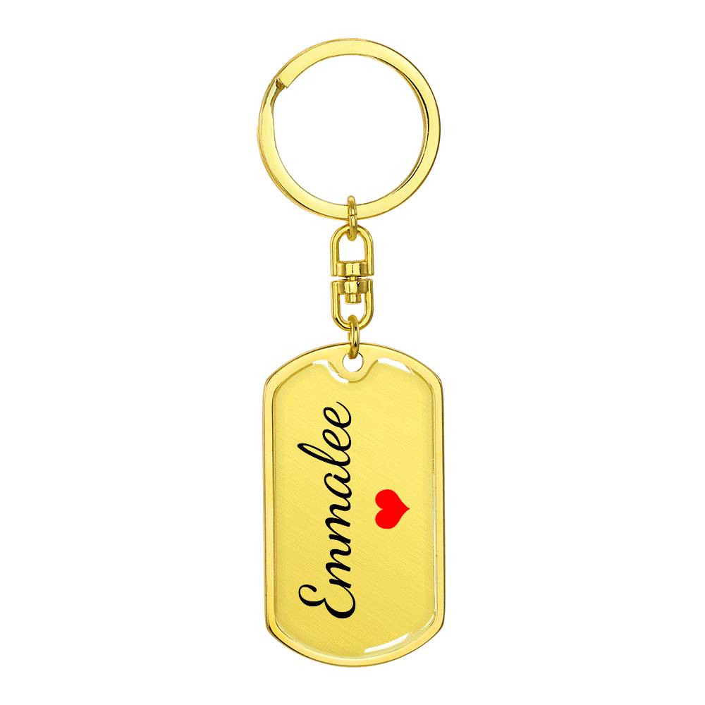 Emmalee Keychain – Name Keychain for Women