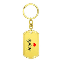 Load image into Gallery viewer, Jayde Keychain – Custom Name Keychain for Women
