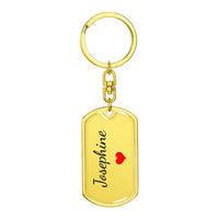 Load image into Gallery viewer, Josephine Keychain – Name Keychain Gift
