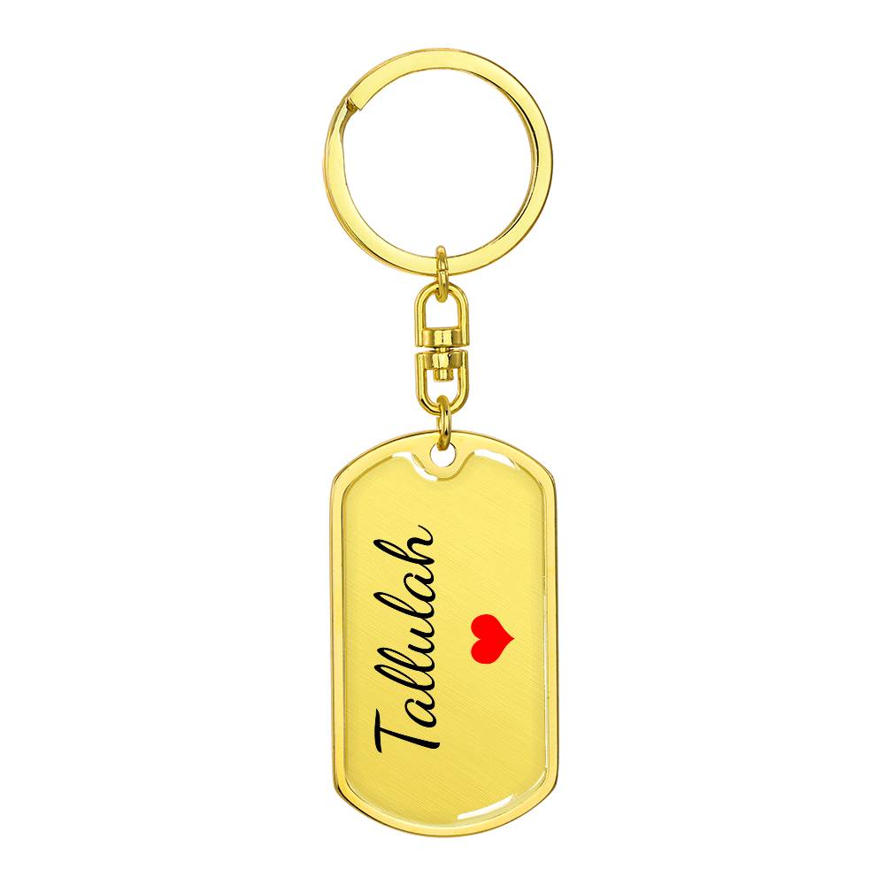 Tallulah Keychain – Name Keychain Gift