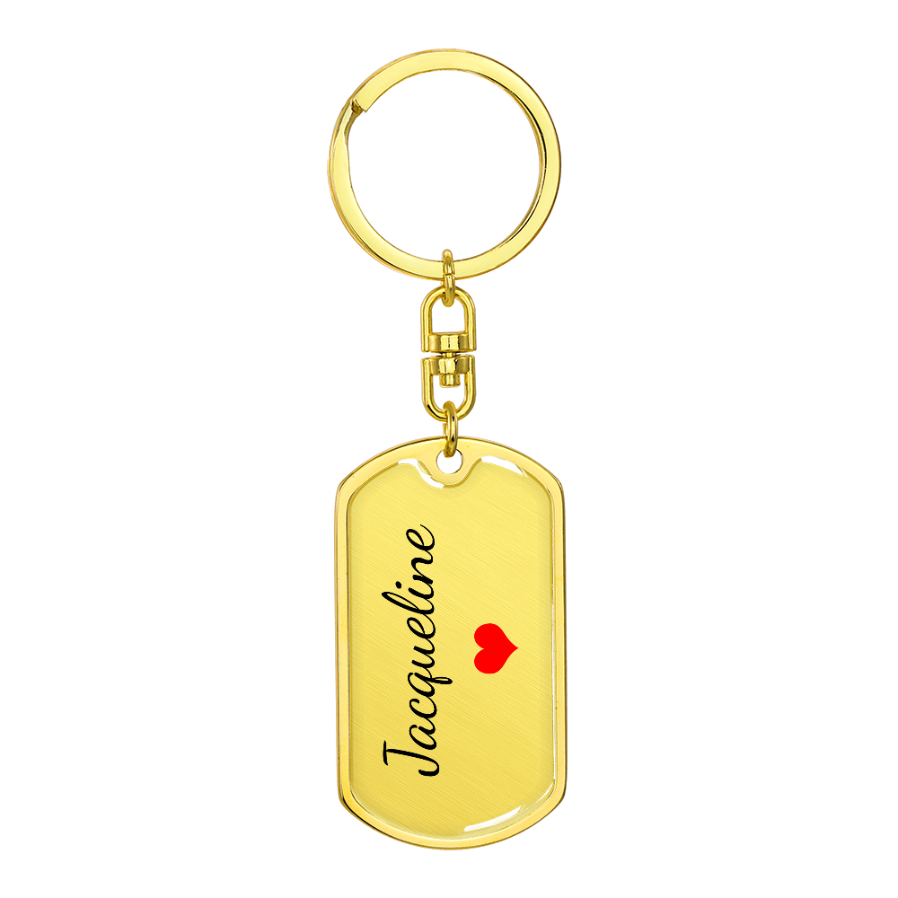 Jacqueline Keychain – Name Keychain Gift