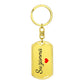 Suzanna Keychain – Name Keychain for Women