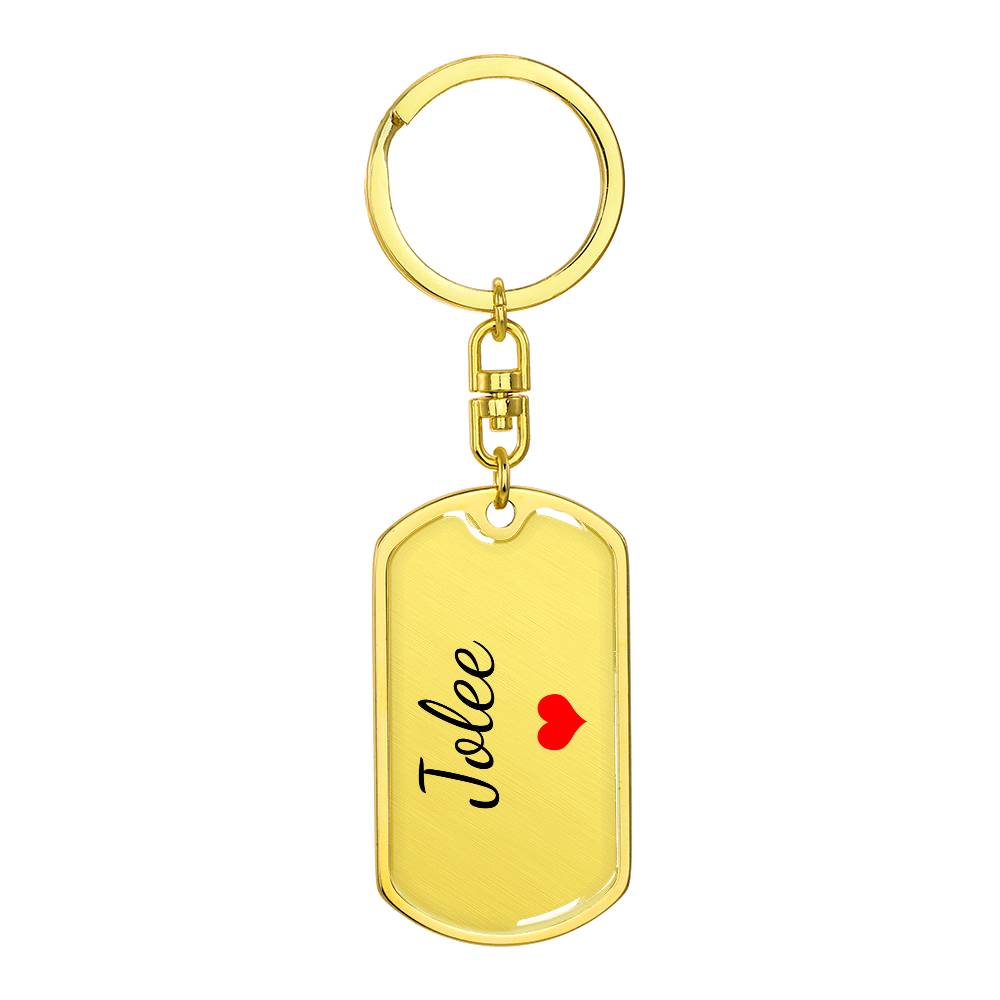 Jolee Keychain – Custom Name Keychain for Women