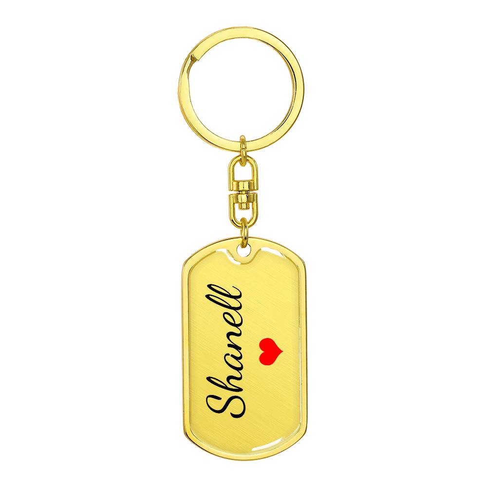 Shanell Keychain – Name Keychain for Women