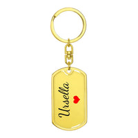 Load image into Gallery viewer, Ursella Keychain – Name Keychain for Women
