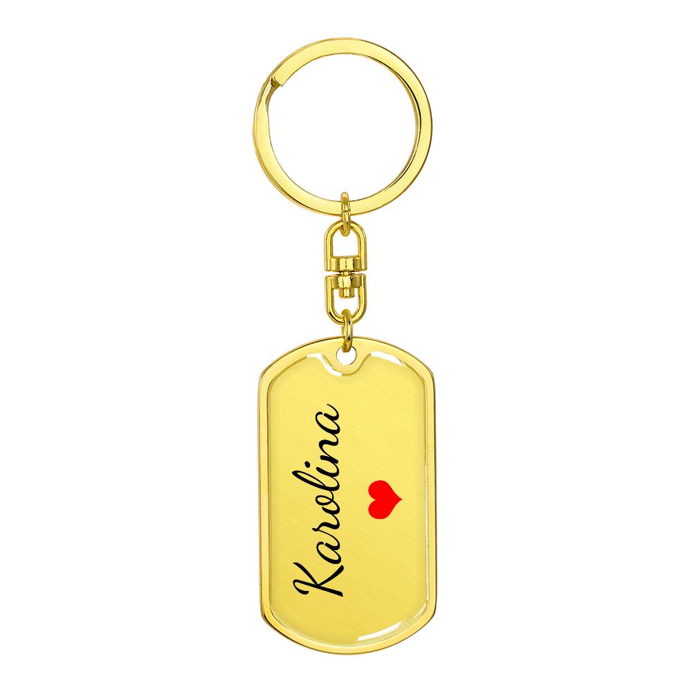 Karolina Keychain – Name Keychain Gift