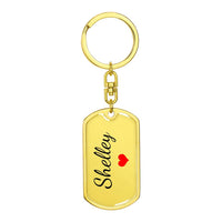 Load image into Gallery viewer, Shelley Keychain – Name Keychain for Women
