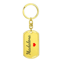 Load image into Gallery viewer, Madalena Keychain – Name Keychain Gift
