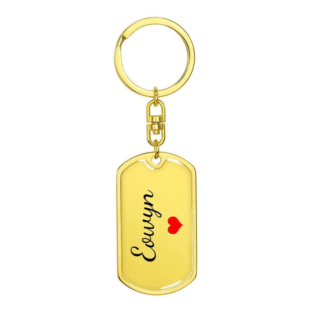 Eowyn Keychain – Custom Name Keychain for Women