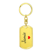 Load image into Gallery viewer, Jamie Keychain – Custom Name Keychain for Women
