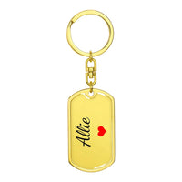 Load image into Gallery viewer, Allie Keychain – Custom Name Keychain for Women
