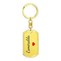 Load image into Gallery viewer, Esmeralda Keychain – Name Keychain Gift
