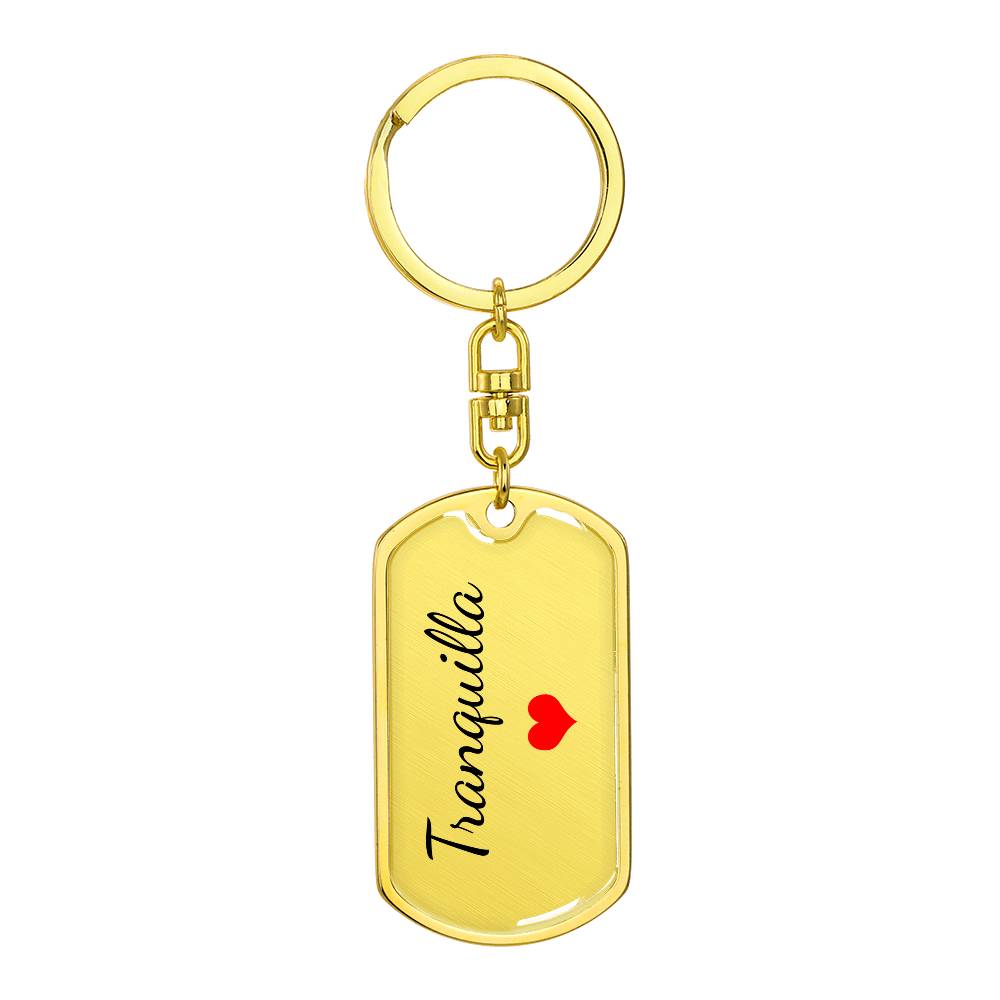 Tranquilla Keychain – Name Keychain Gift