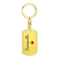 Load image into Gallery viewer, Tranquilla Keychain – Name Keychain Gift
