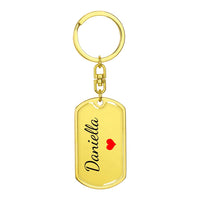Load image into Gallery viewer, Daniella Keychain – Name Keychain Gift
