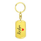 Rozlyn Keychain – Custom Name Keychain for Women