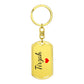 Tirzah Keychain – Custom Name Keychain for Women