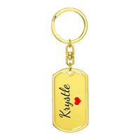 Load image into Gallery viewer, Krystle Keychain – Name Keychain for Women
