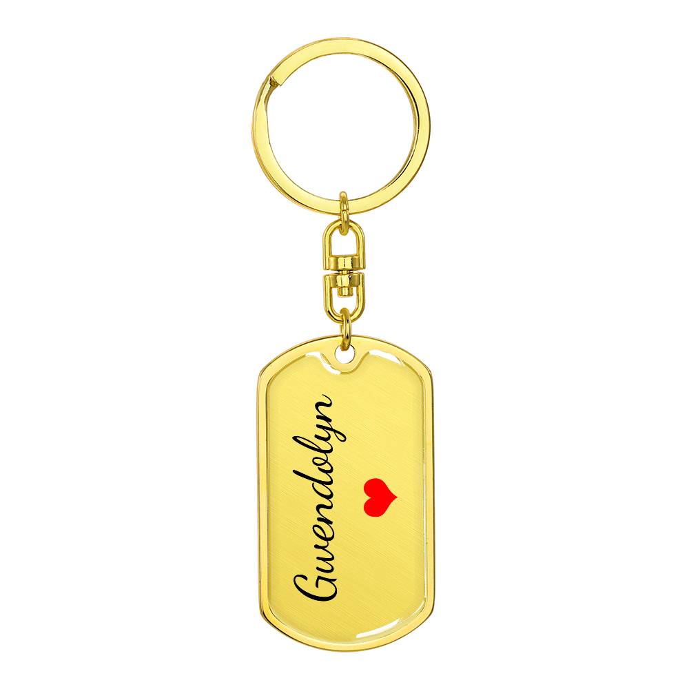 Gwendolyn Keychain – Name Keychain Gift