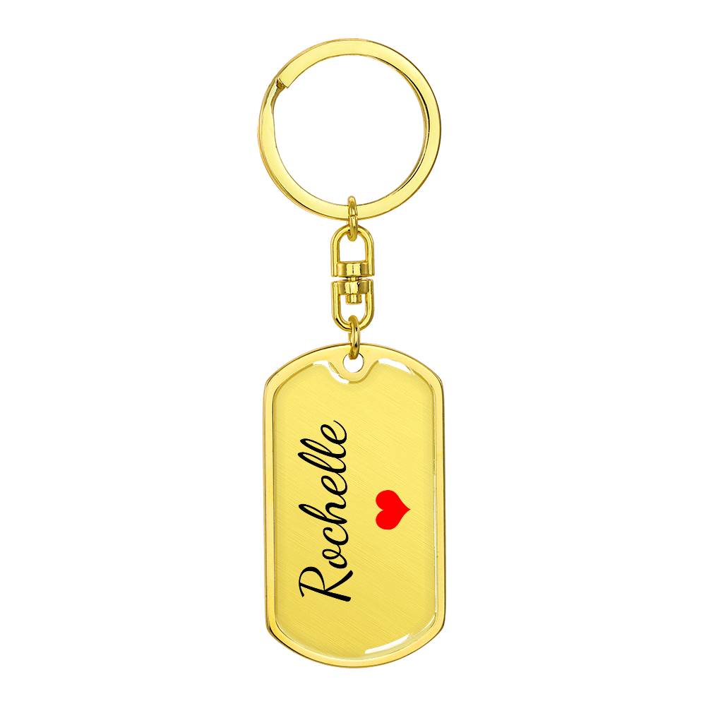 Rochelle Keychain – Name Keychain Gift