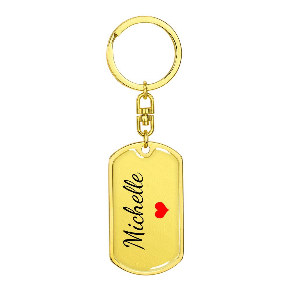Michelle Keychain – Name Keychain Gift