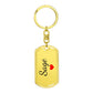 Sage Keychain – Custom Name Keychain for Women